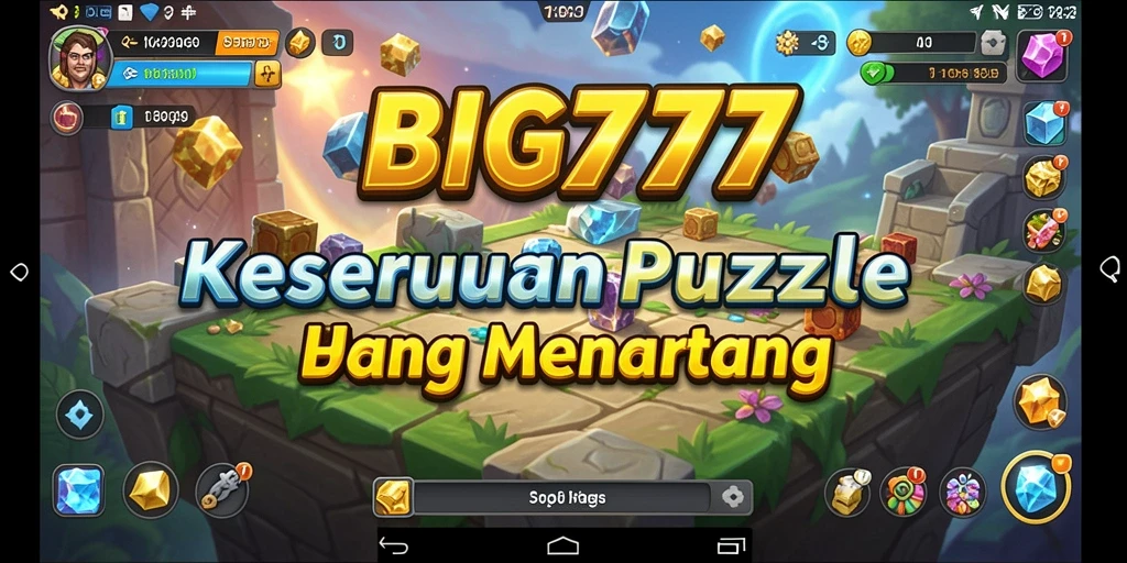 Screenshot utama menampilkan gameplay seru dari BIG777 dengan puzzle yang menantang.