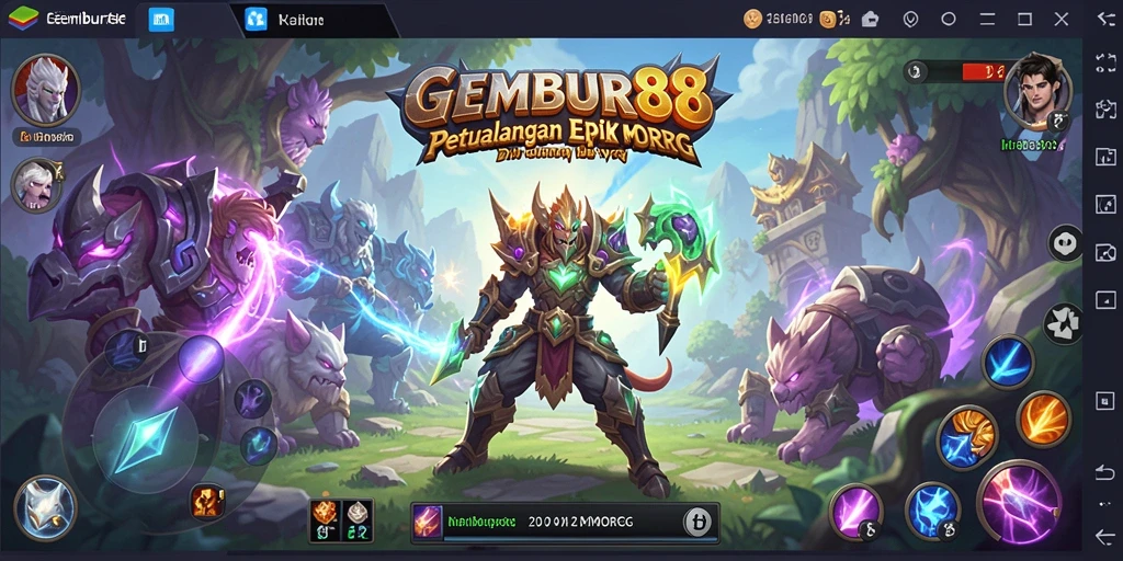 Gameplay seru dengan grafis menawan dalam GEMBUR88.