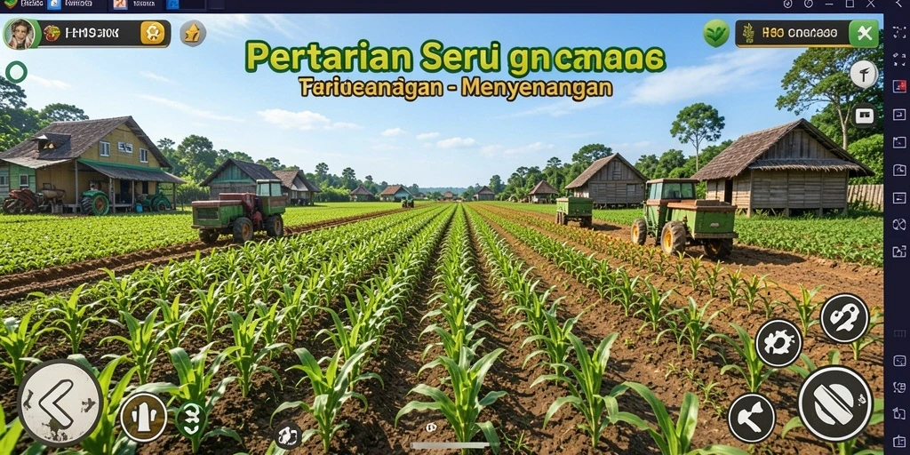 Tampilan gameplay H03 yang menarik dalam bertani dan mengelola kebun.