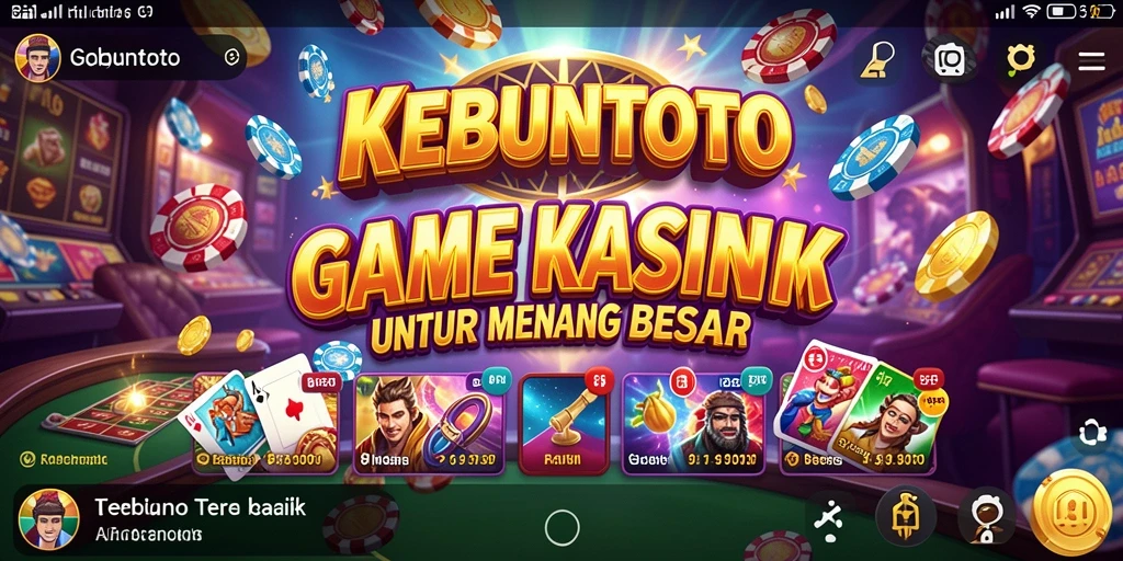 Tampilan gameplay KEBUNTOTO yang seru dan mendebarkan.