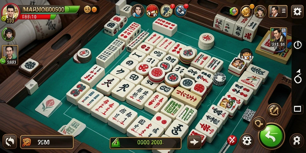 Screenshot utama MAHJONG500 menampilkan gameplay menarik dalam permainan Puzzle.