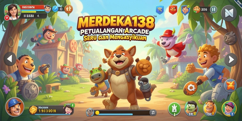 Tangkapan layar MERDEKA138 menampilkan aksi gameplay Arcade yang seru.