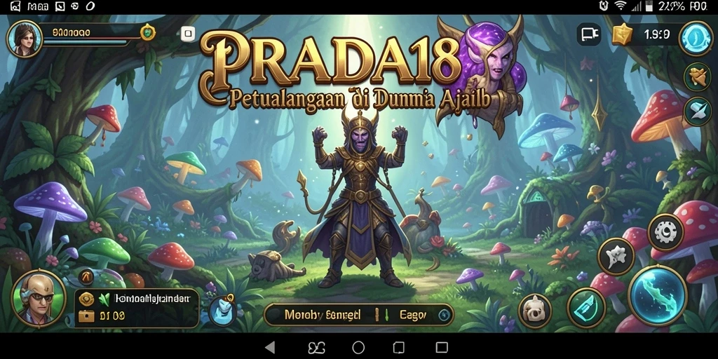 Screenshot menampilkan aksi seru dalam game petualangan PRADA188.