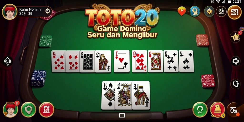 Tampilan gameplay seru dalam TOTO20 dengan dominasi kartu yang strategis.